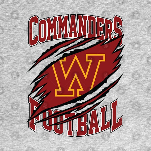 Washington Commanders Football by Cemploex_Art